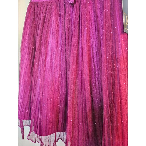 Fuchsia Sequin Child's Dress - Picture 4 of 5